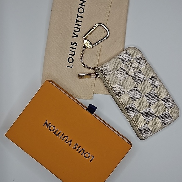 Louis Vuitton Other - Louis Vuitton Damier Azure Key Pouch Pochette Cles